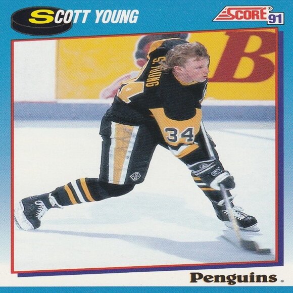 Scott Young Pittsburgh Penguins NHL Hockey Card Collection - 3 Card Set - Picture 2 of 4